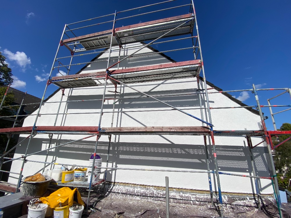 Neubauprojekt – moderne Fassadengestaltung